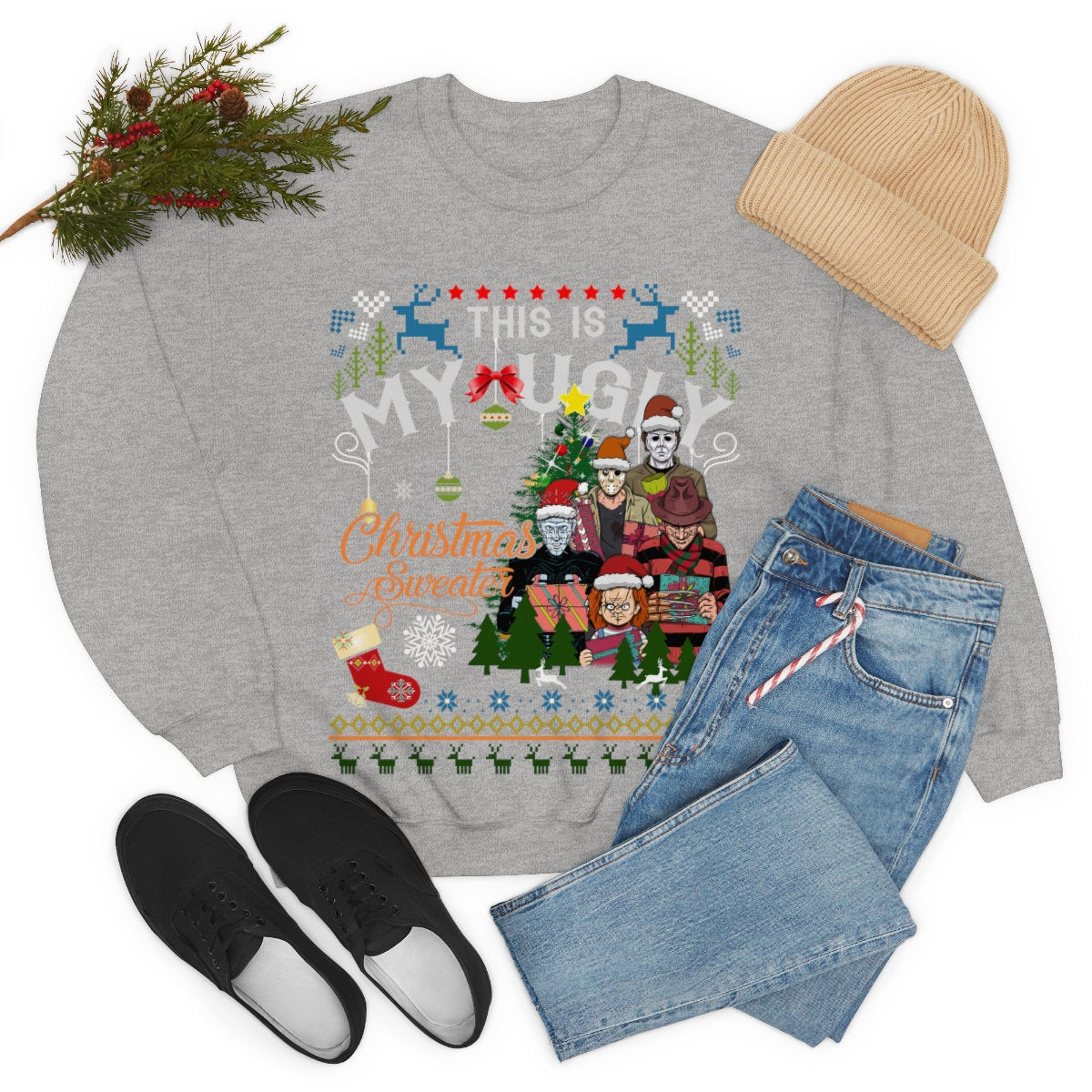 Ugly Sweater Unisex Heavy Blend Crewneck Sweatshirt