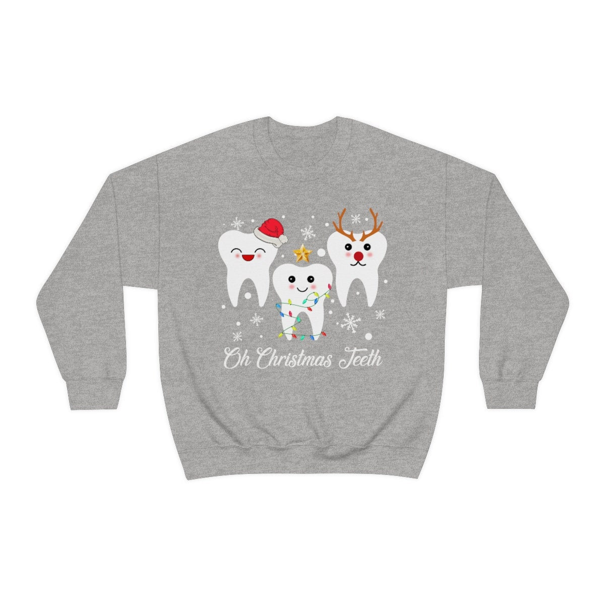 Christmas Dental Shirts Unisex Heavy Blend Crewneck Sweatshirt