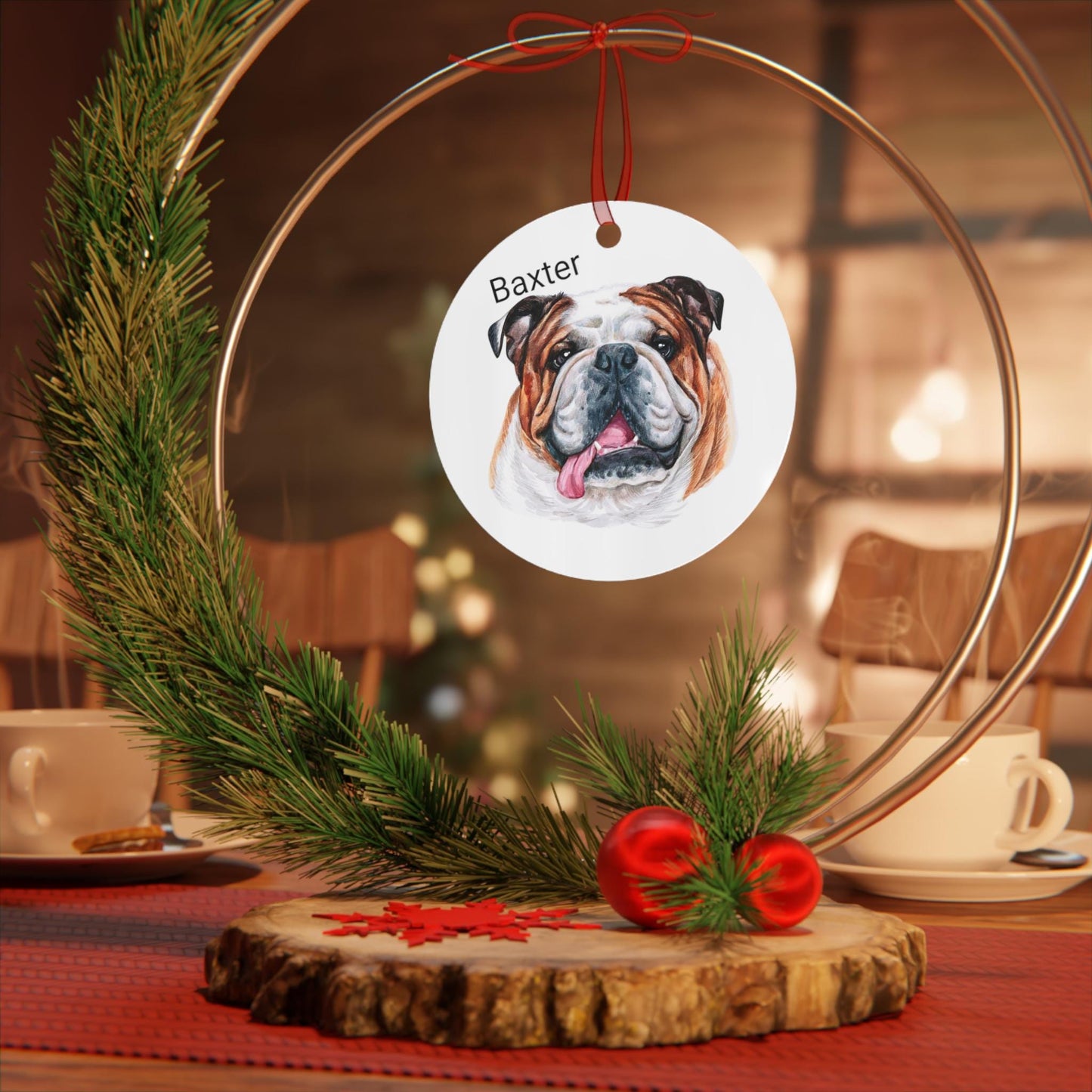 Dog Breed Ornament, Metal Ornaments