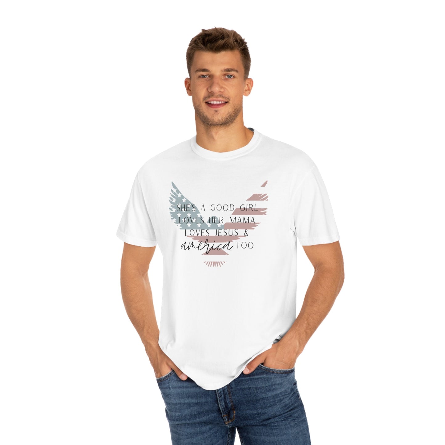 4 of July, Independence day, Unisex Garment-Dyed T-shirt