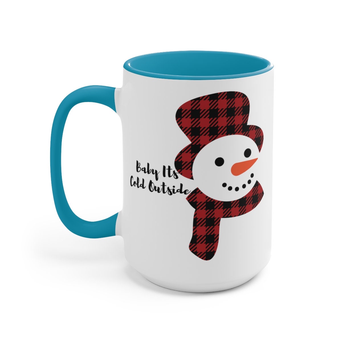 Two-Tone Coffee Mugs, 15oz