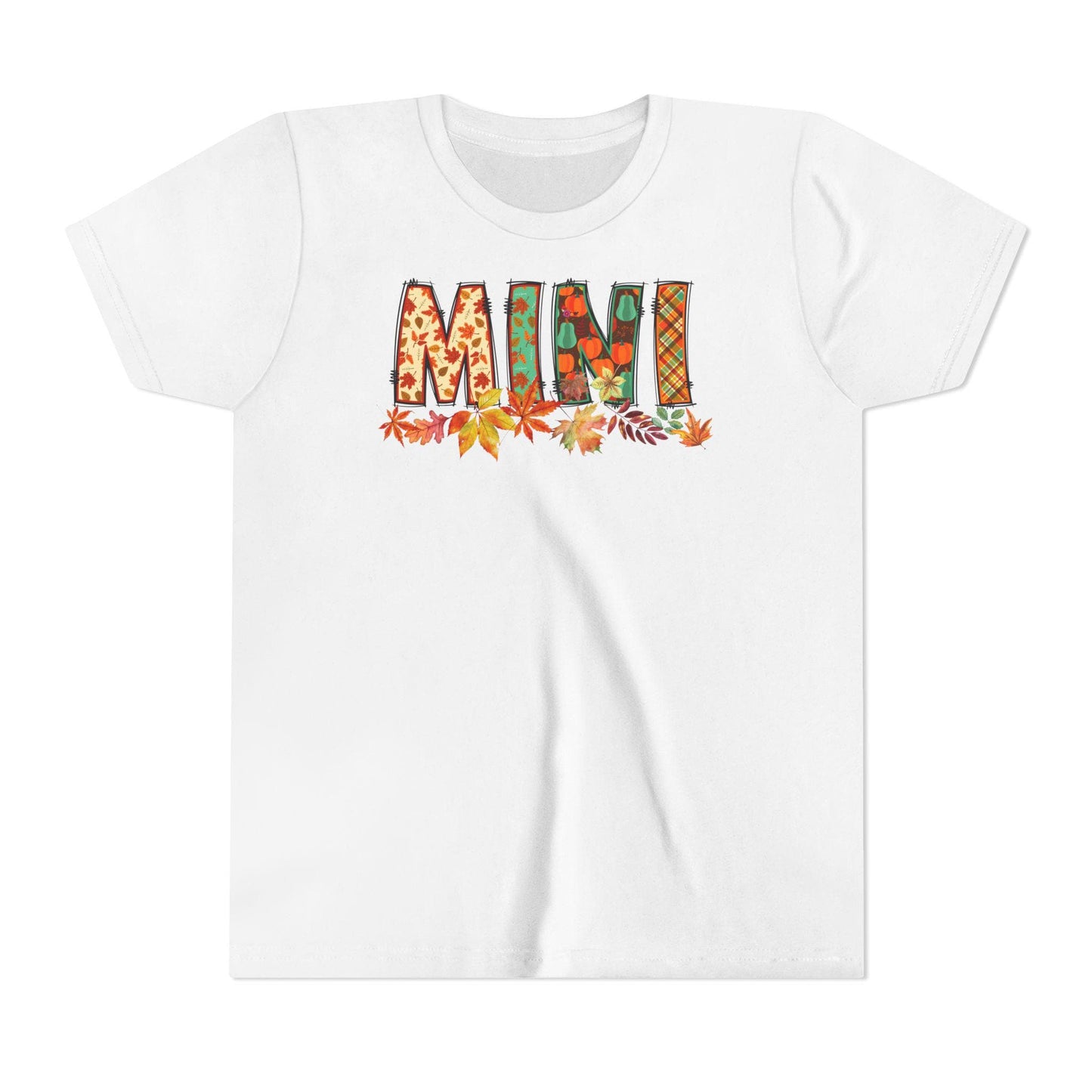 Mommy and Me Thanksgiving Shirt, Fall Pumpkins and Flowers