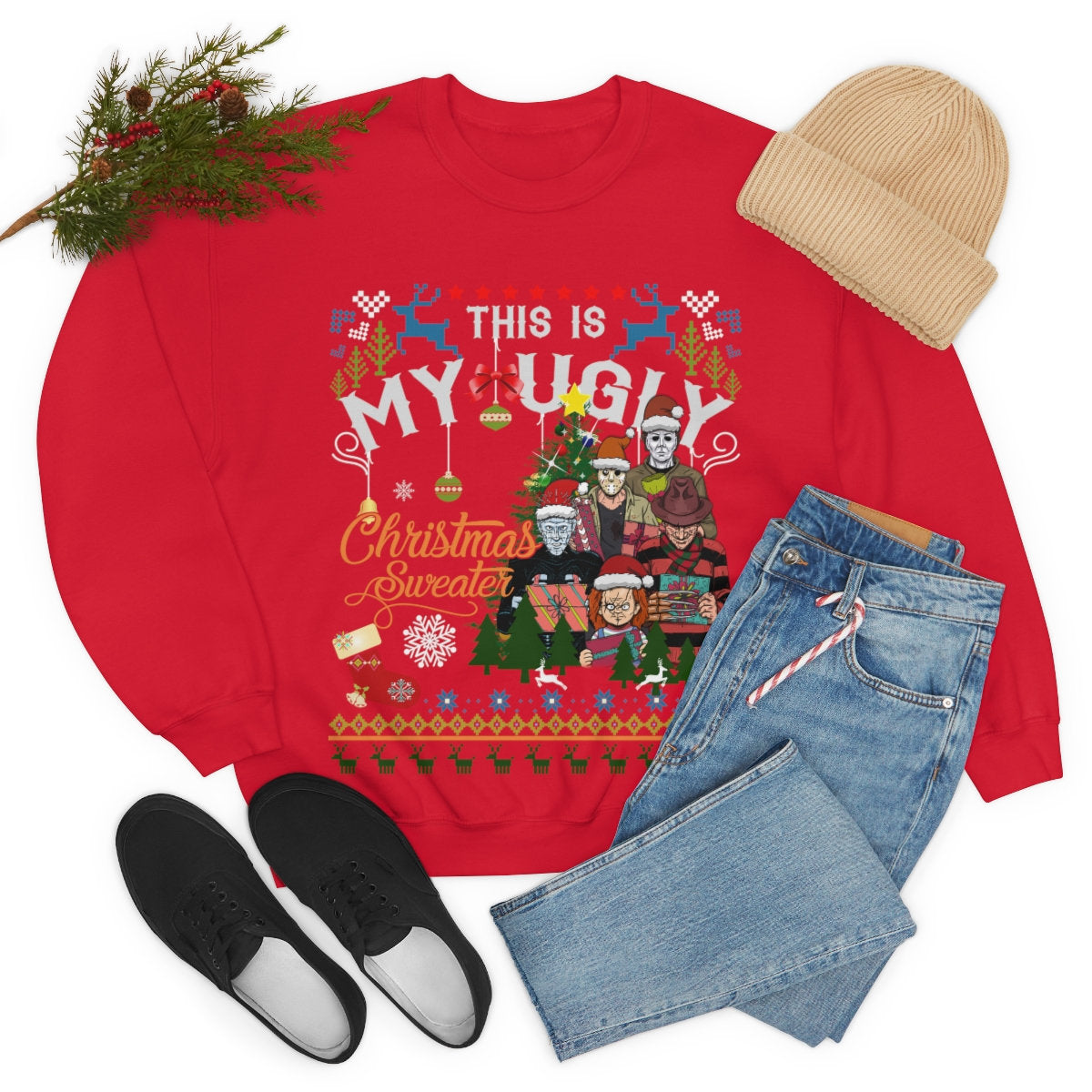 Ugly Sweater Unisex Heavy Blend Crewneck Sweatshirt