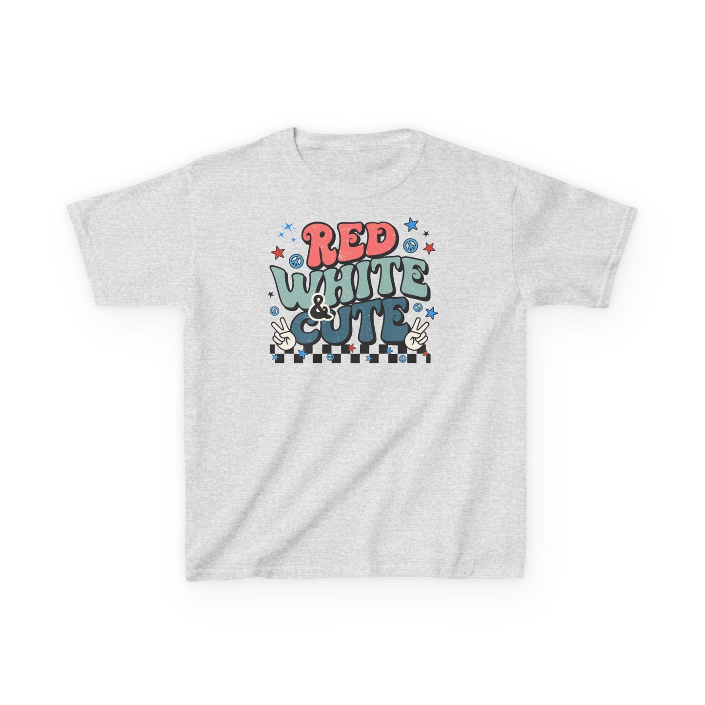 4th of July, Independence Day, Boy of Girl Kids Heavy Cotton Tee