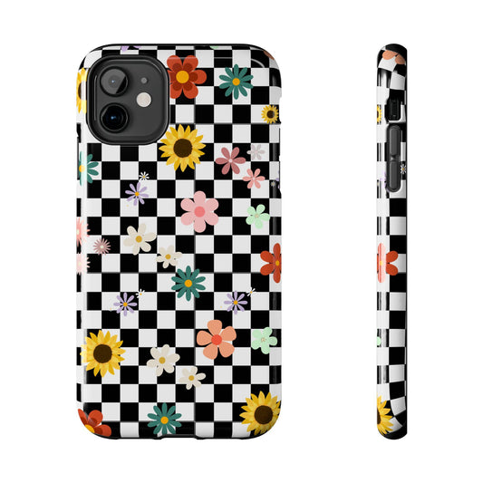 Copy of Retro, Checkered, Hard Case, Tough Phone Cases