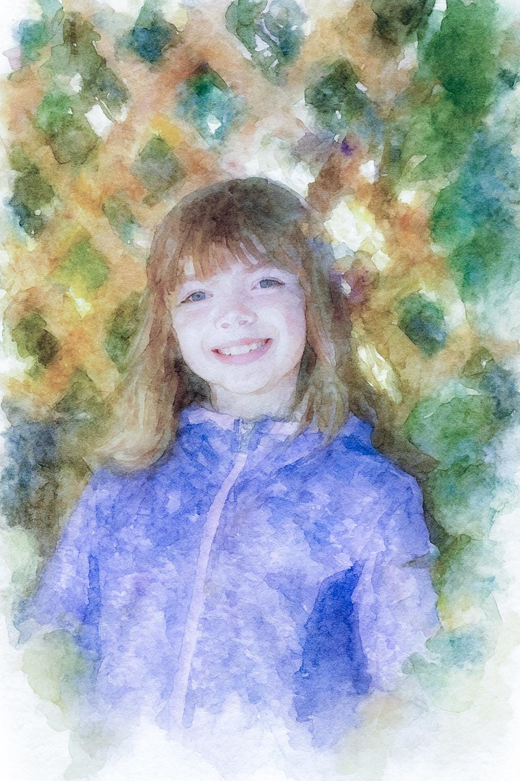 Watercolor Painting from your Photo, Custom Watercolor Couple Portrait, Canvas wall art, personalized art, customizable art, Christmas gift