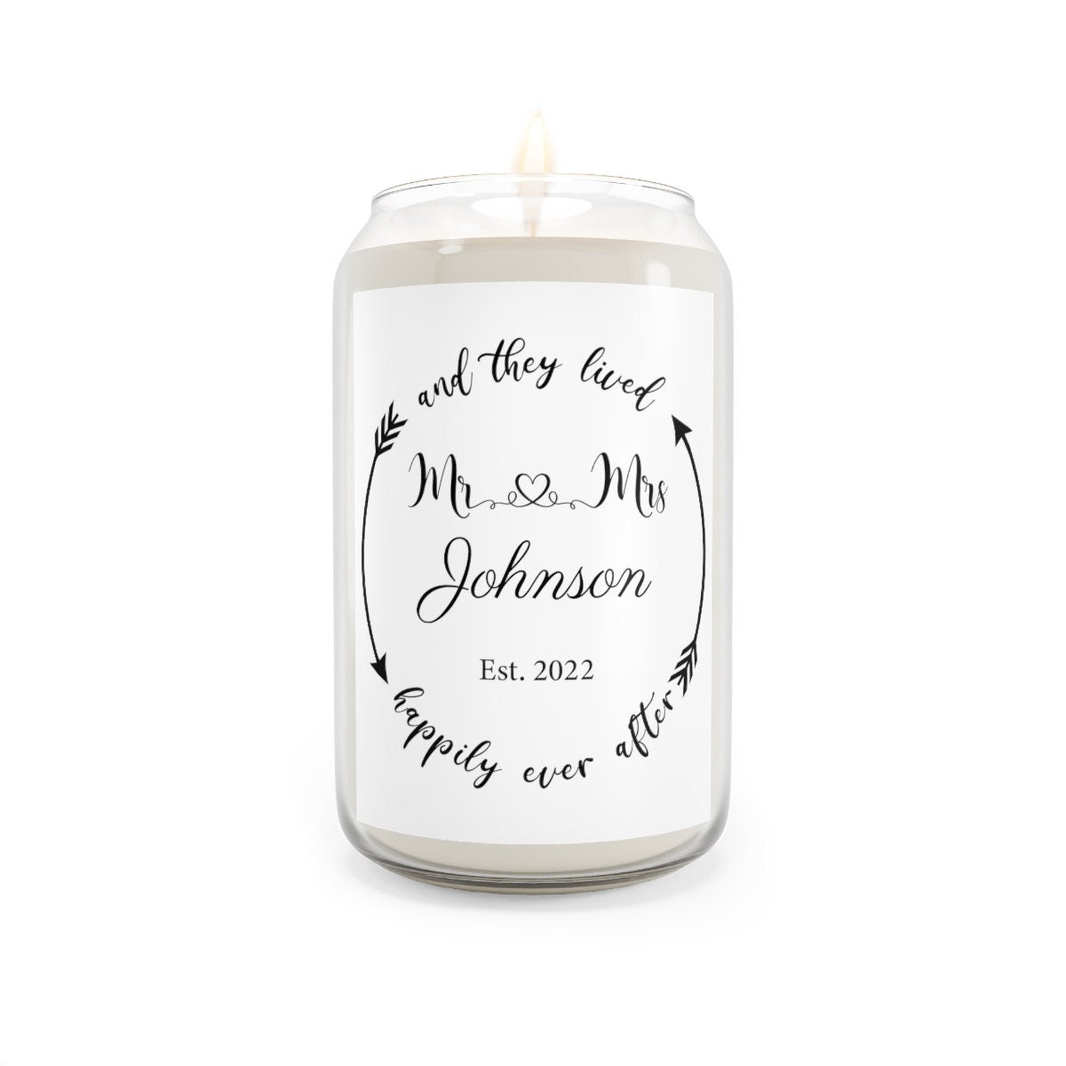 Bridal, wedding guest, anniversary Scented Candle, 13.75oz