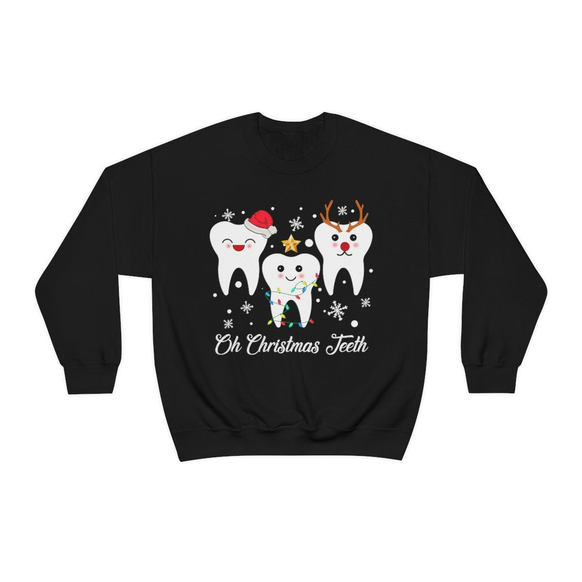Christmas Dental Shirts Unisex Heavy Blend Crewneck Sweatshirt