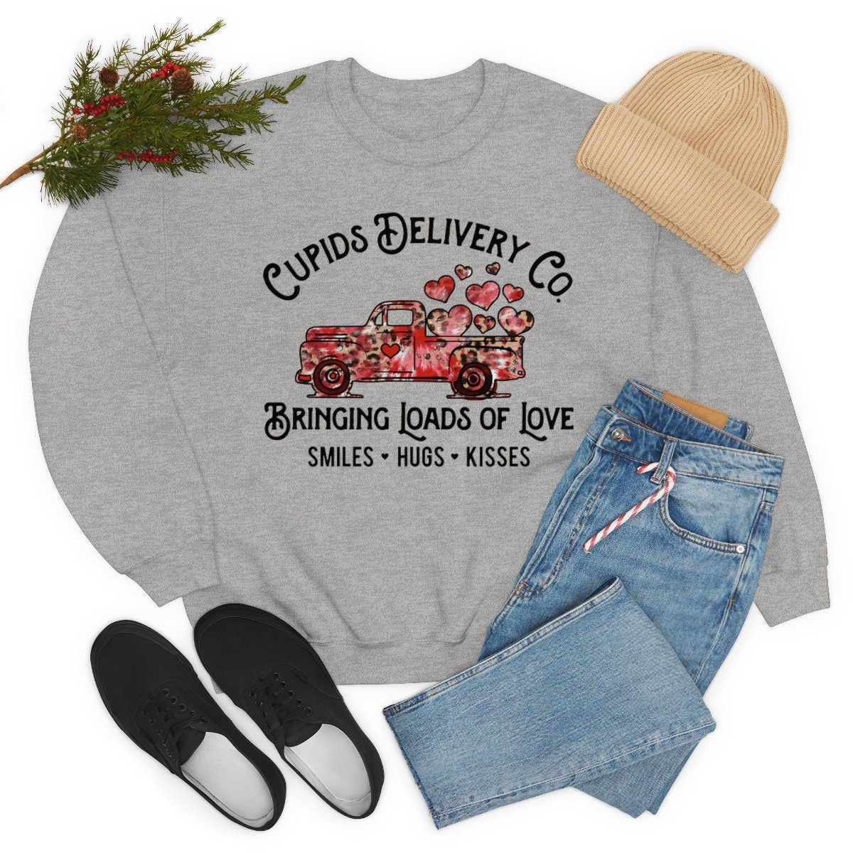 Valentine’s Day sweatshirt , Cupid, Unisex Heavy Blend Crewneck Sweatshirt