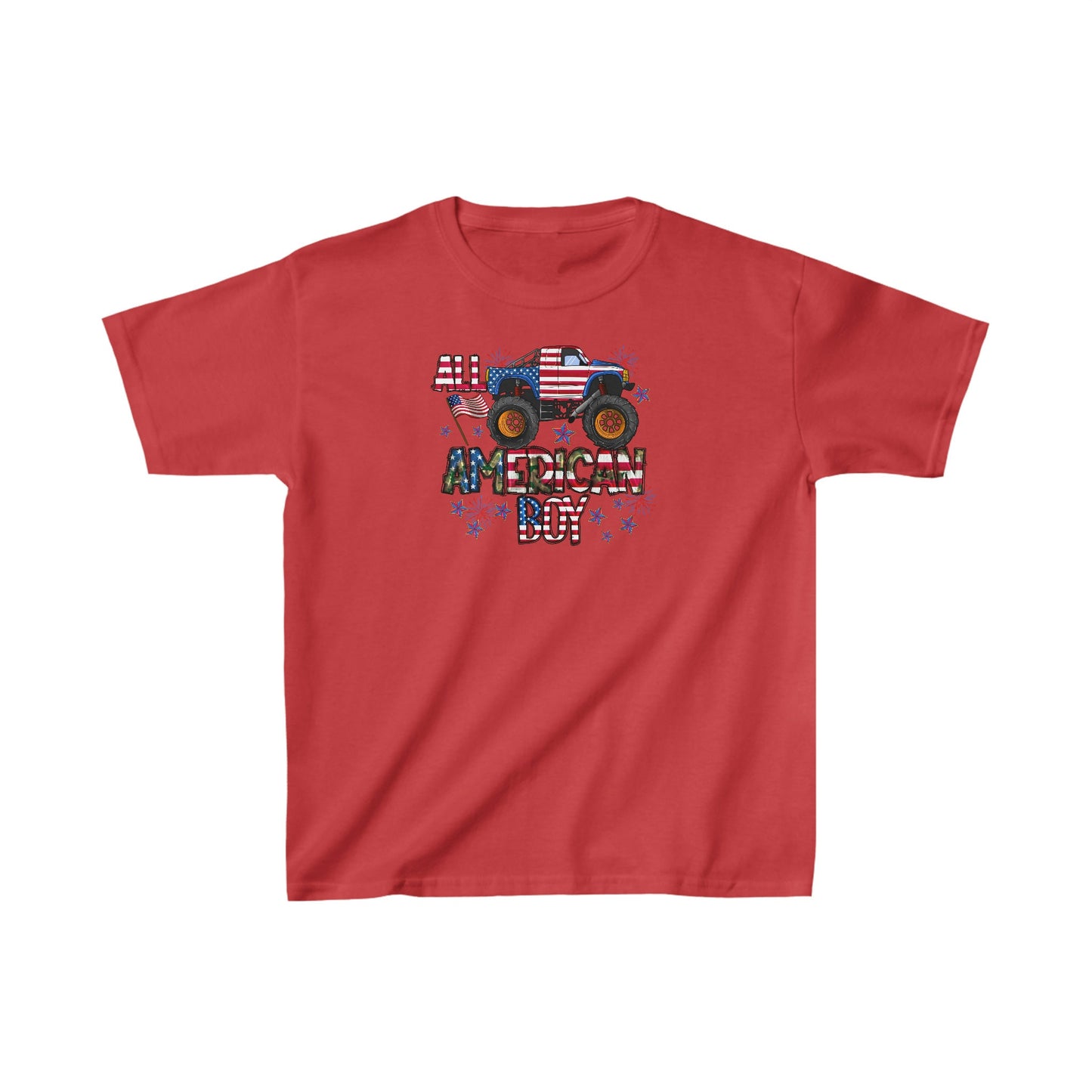 4th Of July, Independence day, Kids Heavy Cotton Tee