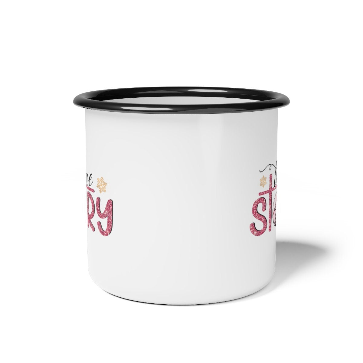 Christmas Manger Scene Enamel Camp Cup