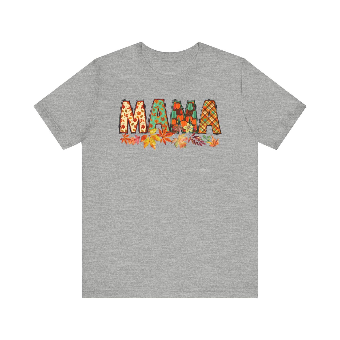 Mommy and Me Thanksgiving Shirt, Fall Pumpkins and Flowers, Unisex T-Shirt