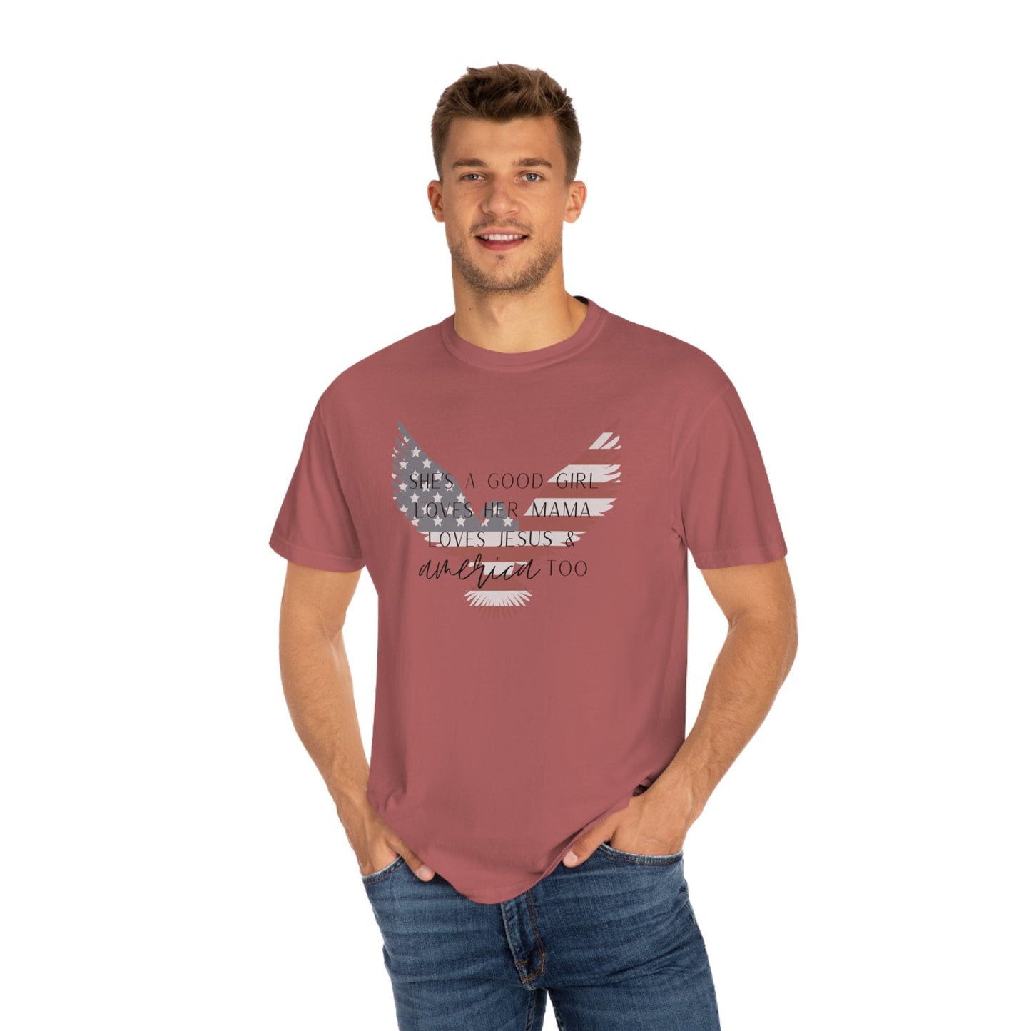 4 of July, Independence day, Unisex Garment-Dyed T-shirt