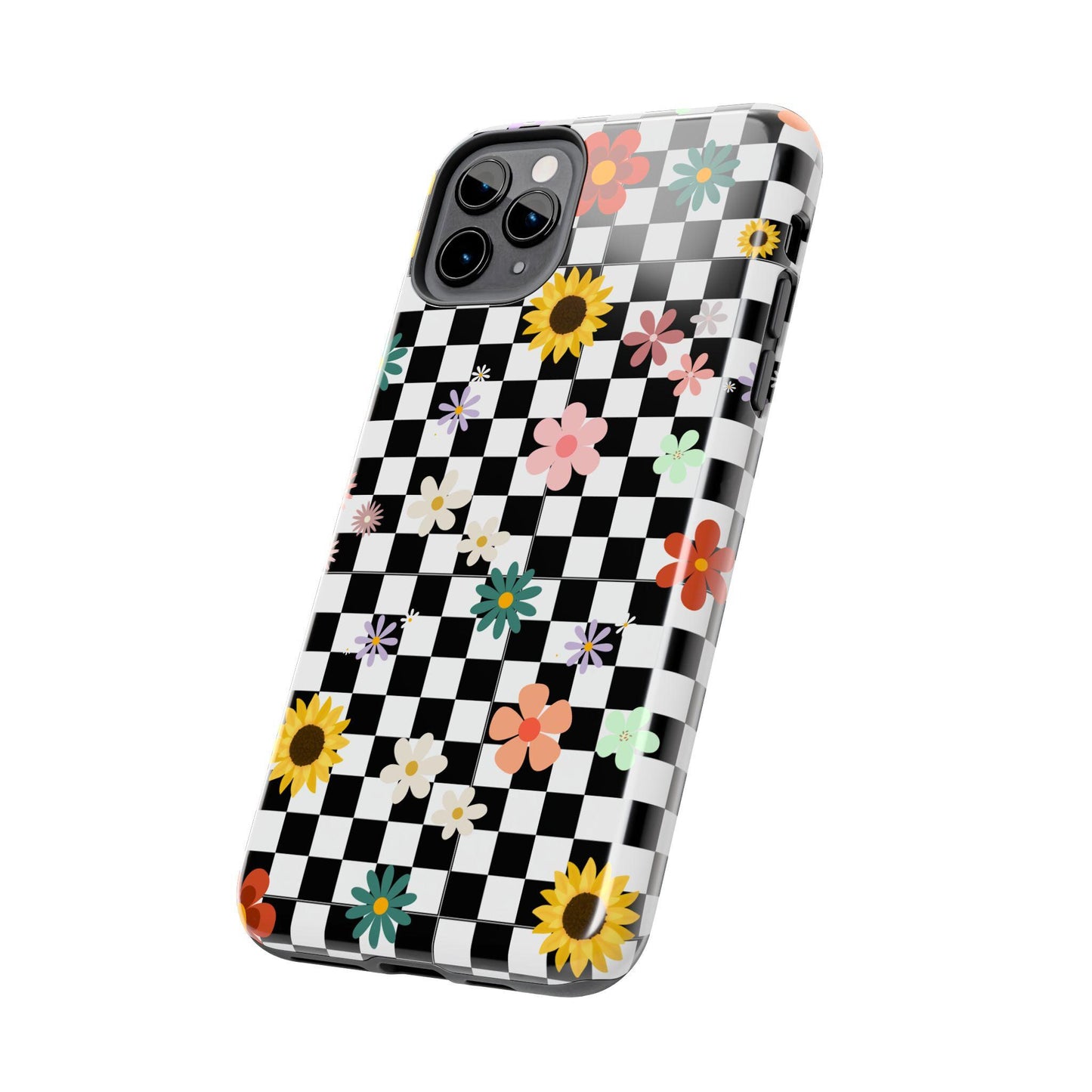 Copy of Retro, Checkered, Hard Case, Tough Phone Cases