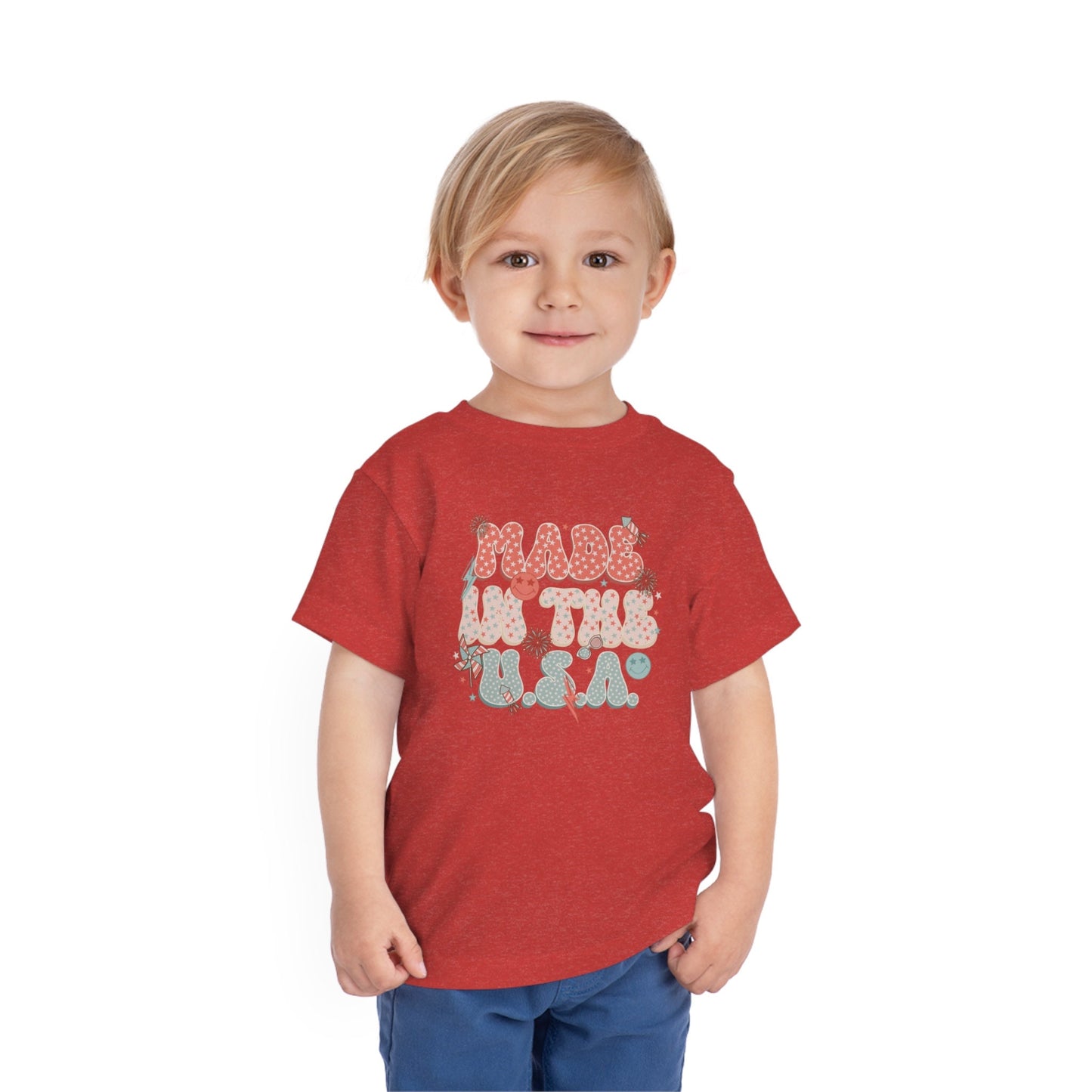 Independence day toddler tee, 4th of July toddler tee, Toddler Short Sleeve Tee