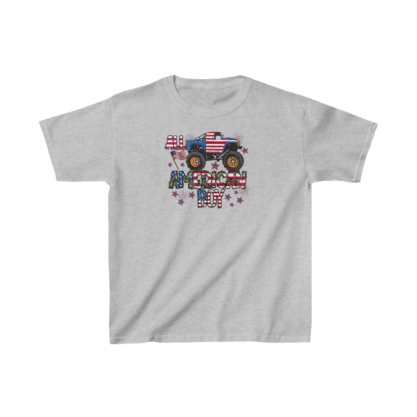 4th Of July, Independence day, Kids Heavy Cotton Tee