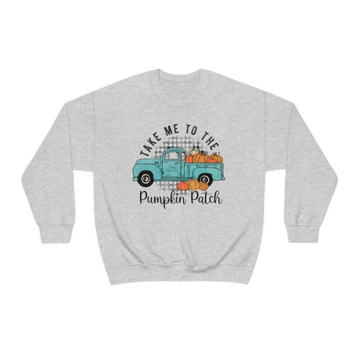 Take me to the pumpkin patch truck Unisex Heavy Blend Crewneck Sweatshirt