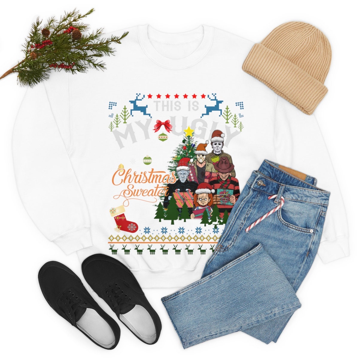 Ugly Sweater Unisex Heavy Blend Crewneck Sweatshirt