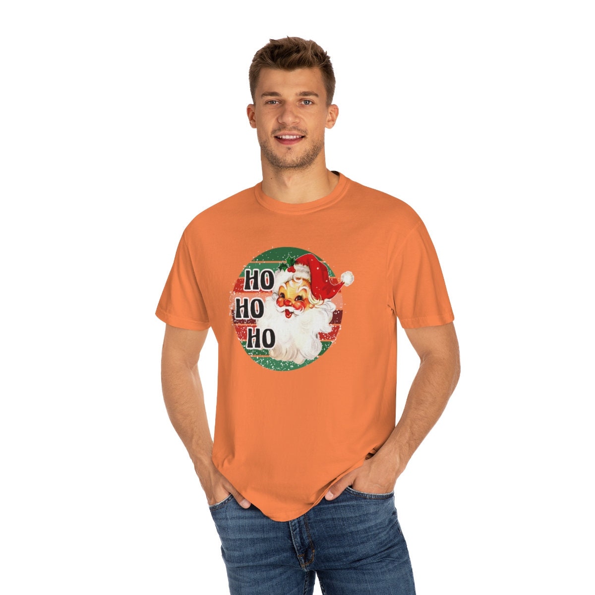 Comfort Colors Retro Santa Christmas T-Shirt