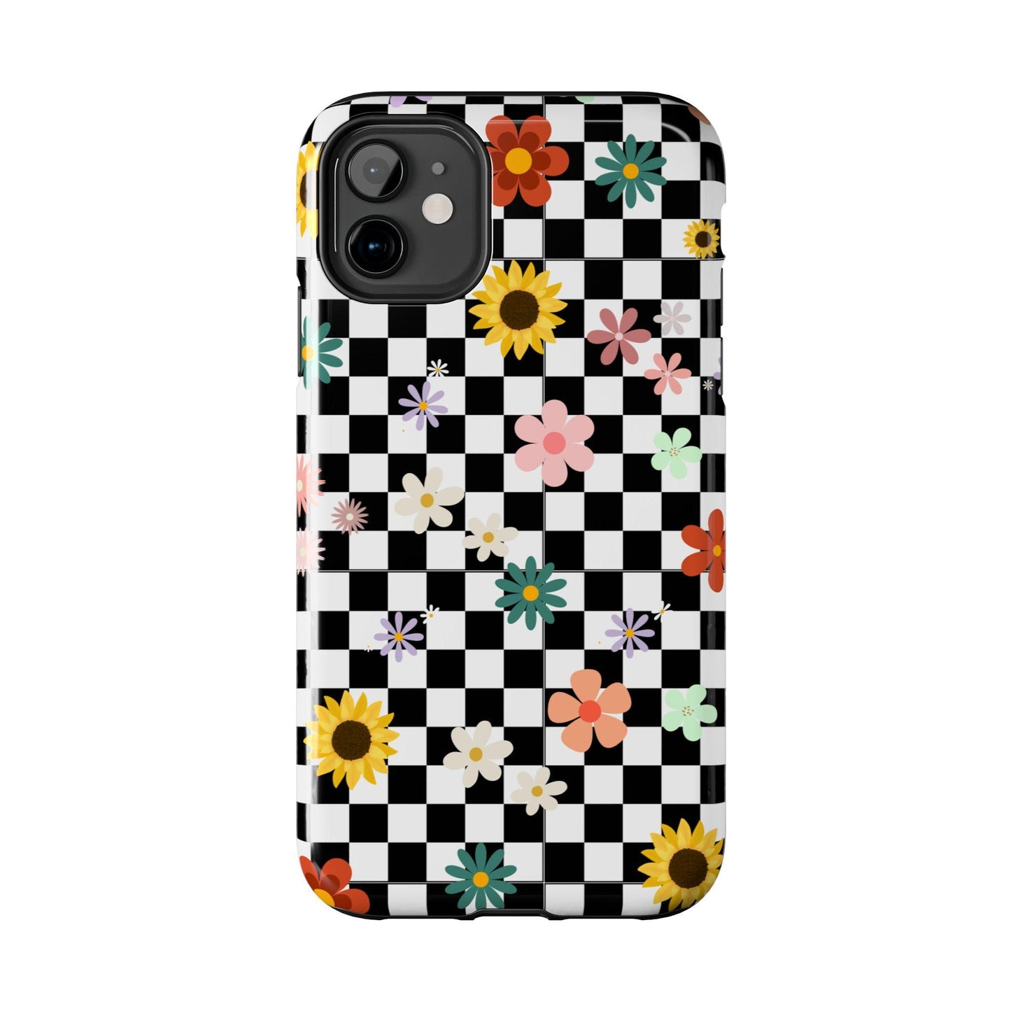 Copy of Retro, Checkered, Hard Case, Tough Phone Cases