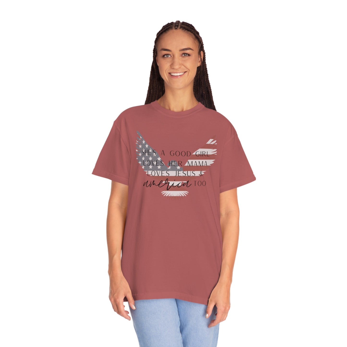 4 of July, Independence day, Unisex Garment-Dyed T-shirt