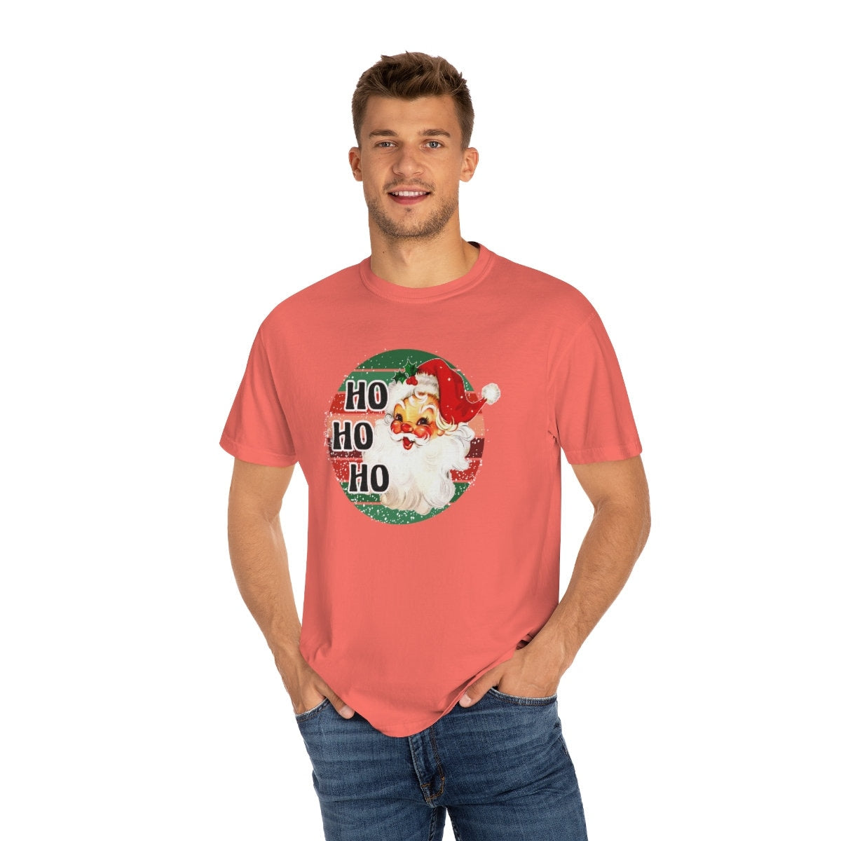 Comfort Colors Retro Santa Christmas T-Shirt