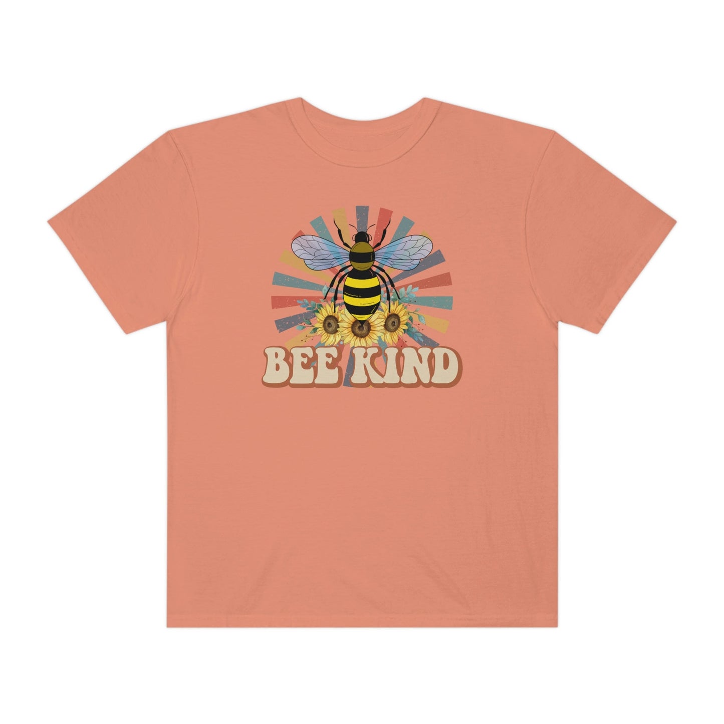 Be Kind, Bumble Bee, Unisex Garment-Dyed T-shirt
