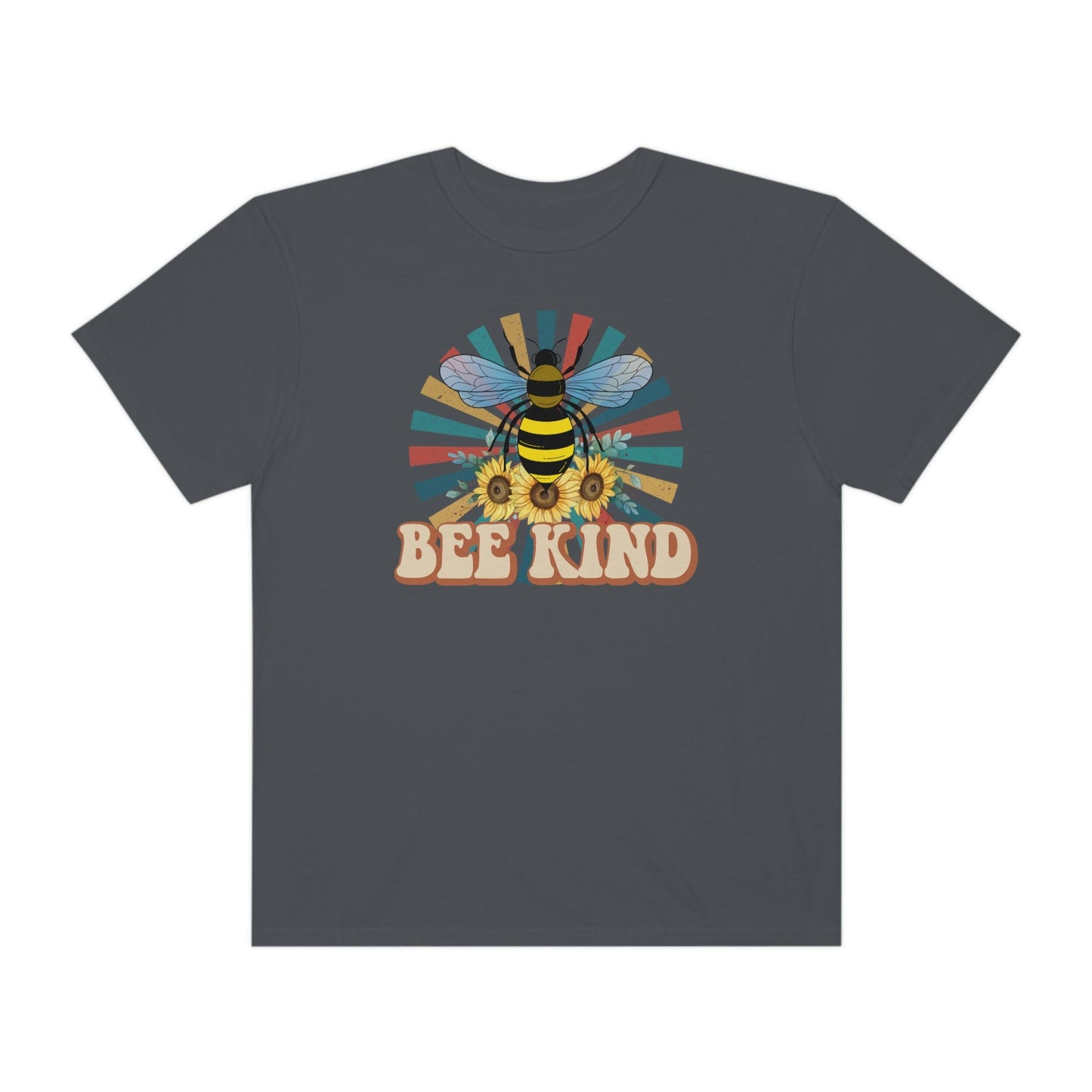Be Kind, Bumble Bee, Unisex Garment-Dyed T-shirt