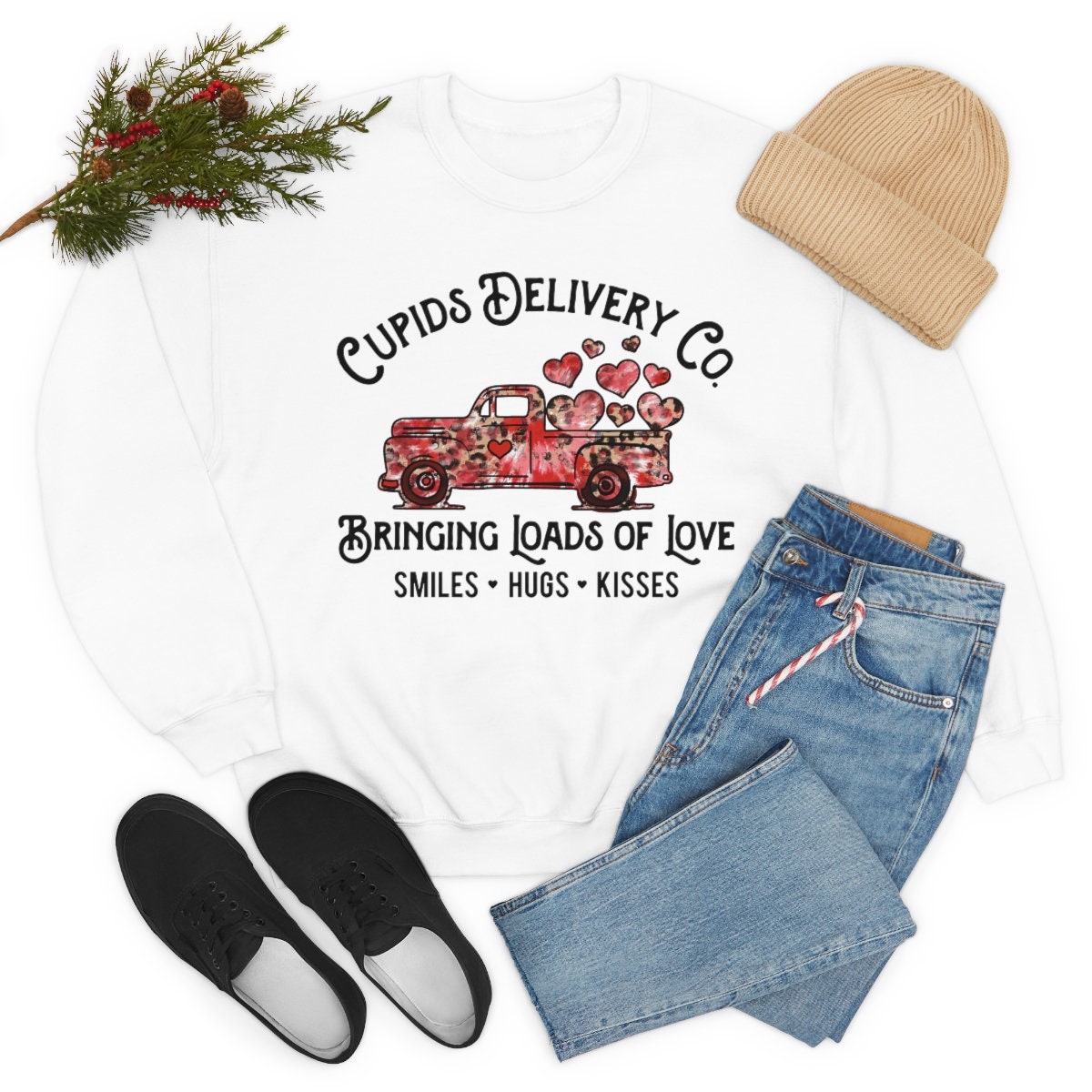 Valentine’s Day sweatshirt , Cupid, Unisex Heavy Blend Crewneck Sweatshirt