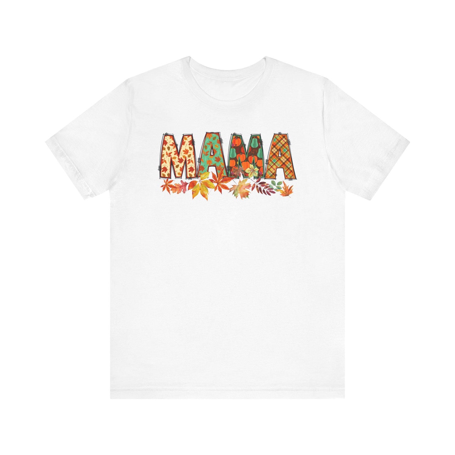 Mommy and Me Thanksgiving Shirt, Fall Pumpkins and Flowers, Unisex T-Shirt