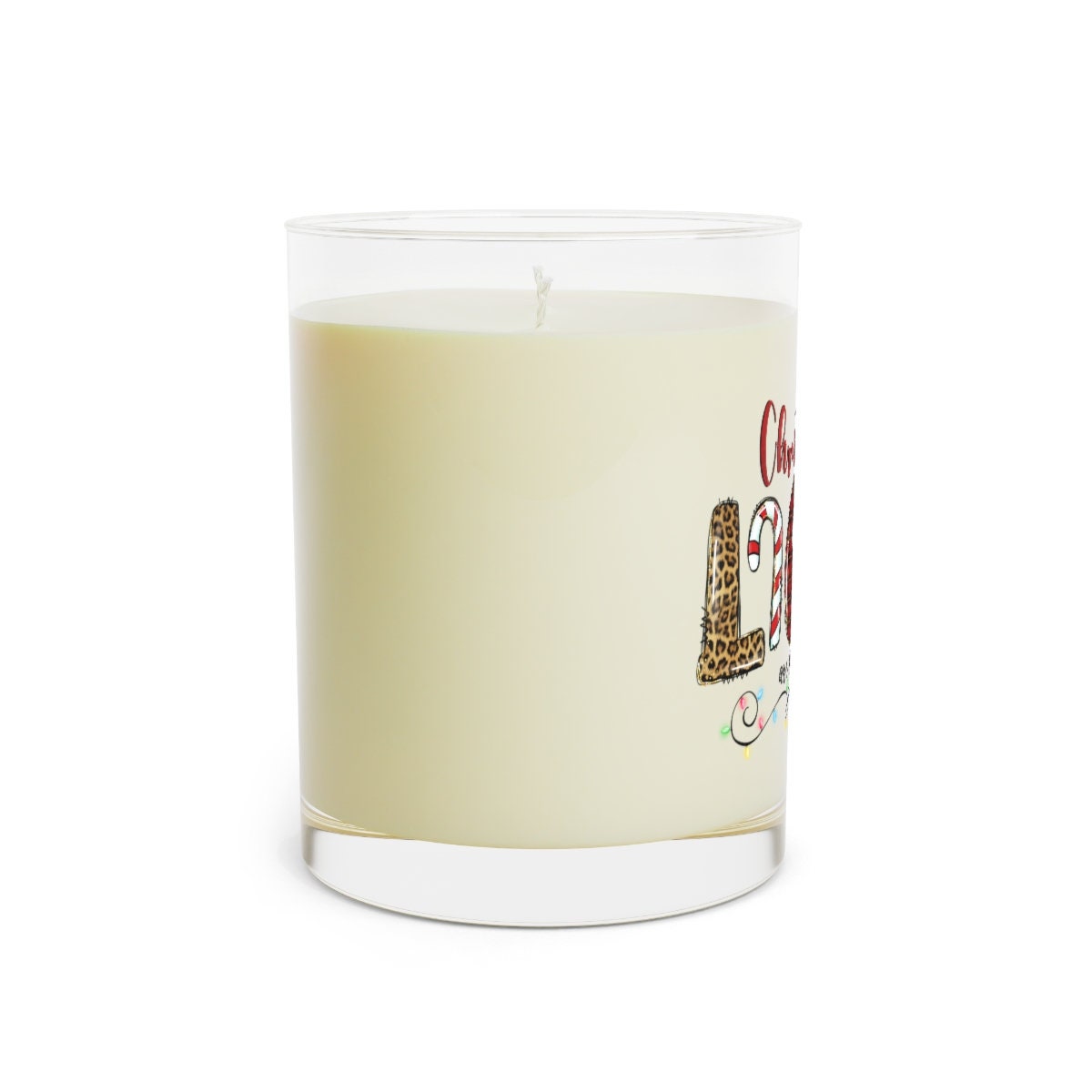 Christmas Lights Scented Candle - Full Glass, 11oz
