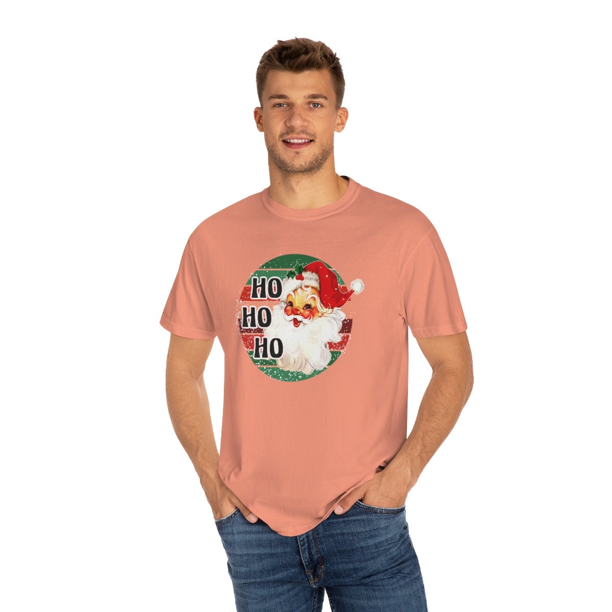 Comfort Colors Retro Santa Christmas T-Shirt
