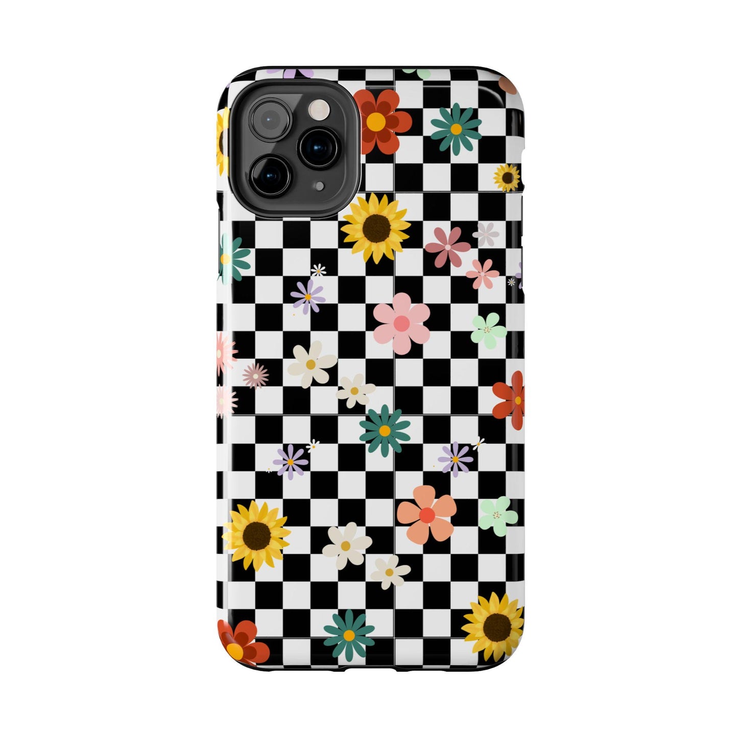 Copy of Retro, Checkered, Hard Case, Tough Phone Cases