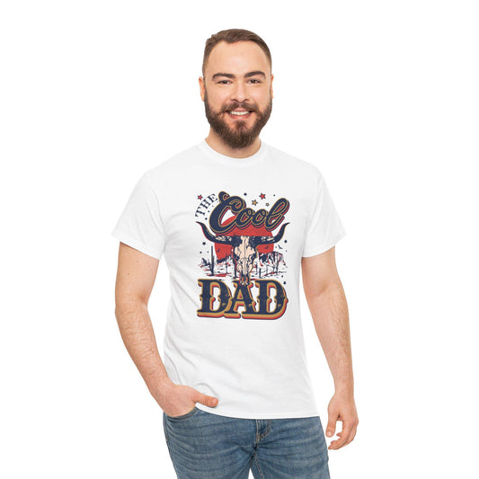 Cool Dad, Fathers Day Unisex Heavy Cotton Tee