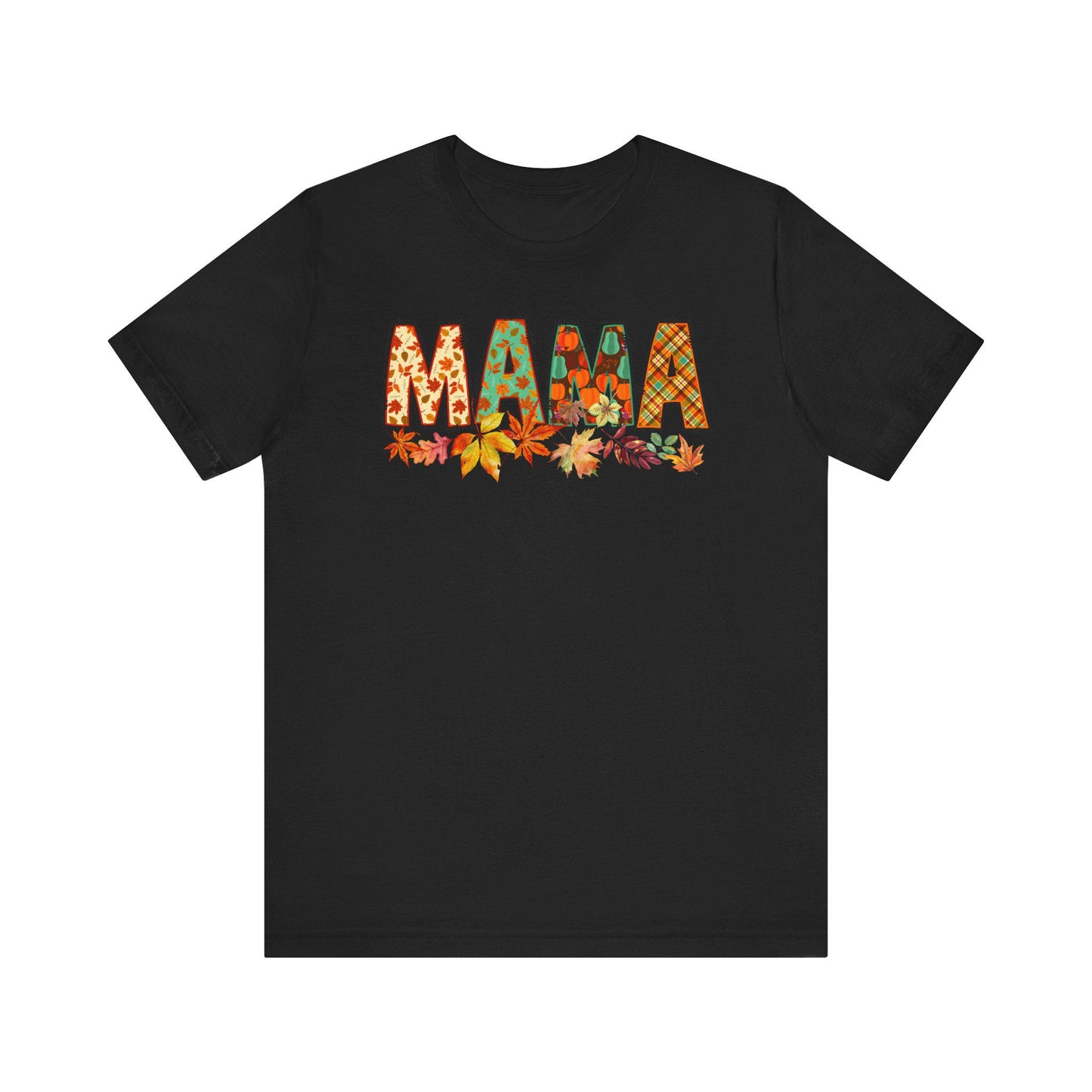 Mommy and Me Thanksgiving Shirt, Fall Pumpkins and Flowers, Unisex T-Shirt
