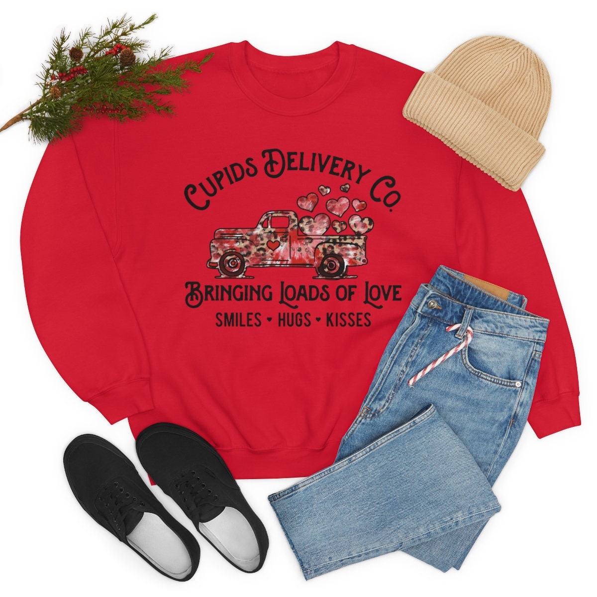 Valentine’s Day sweatshirt , Cupid, Unisex Heavy Blend Crewneck Sweatshirt