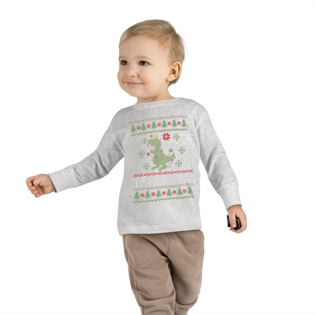 Ugly Christmas Toddler Long Sleeve Tee