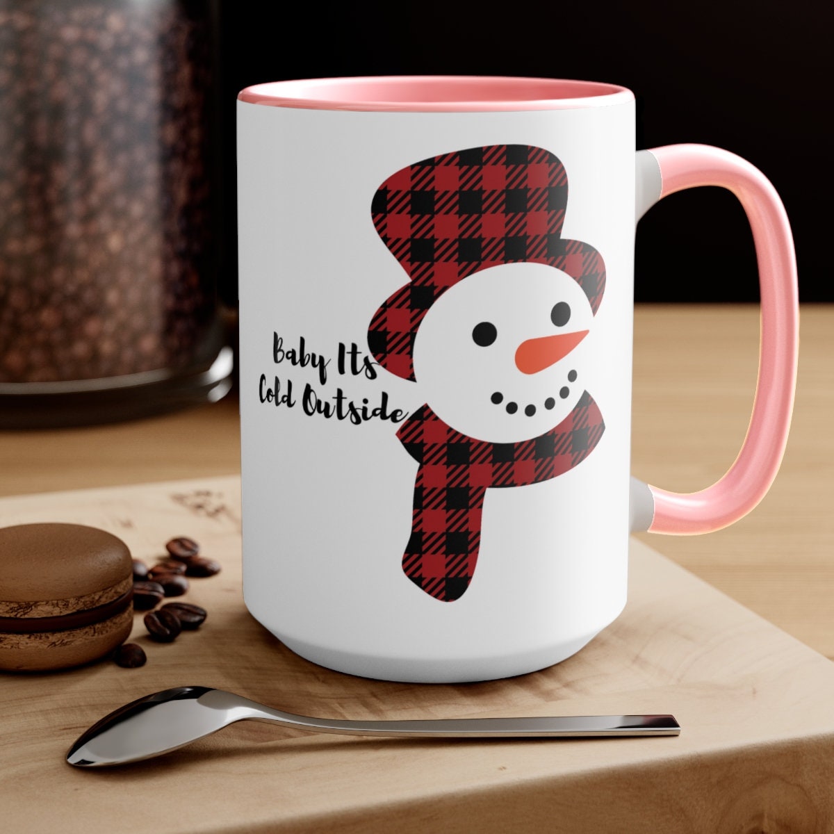 Two-Tone Coffee Mugs, 15oz