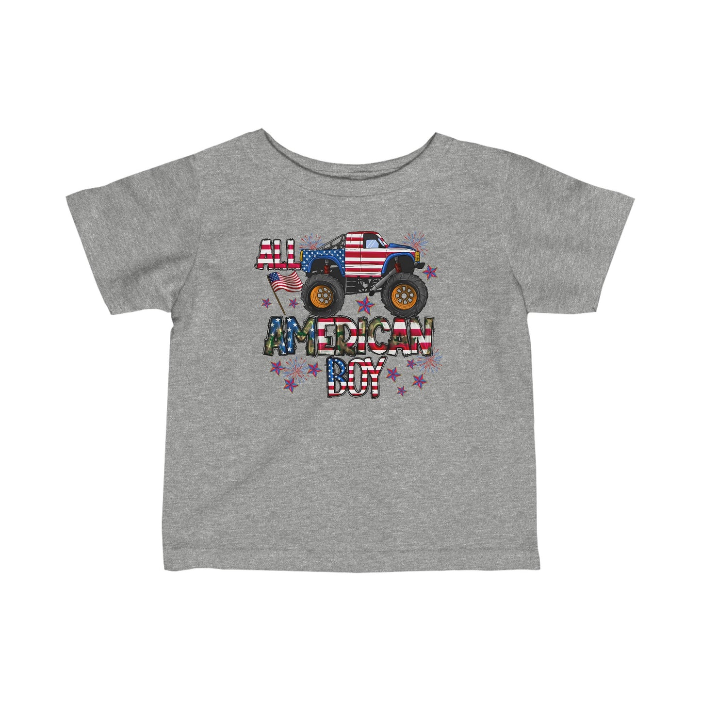 4th of July, Independence Day, Infant Fine Jersey Tee
