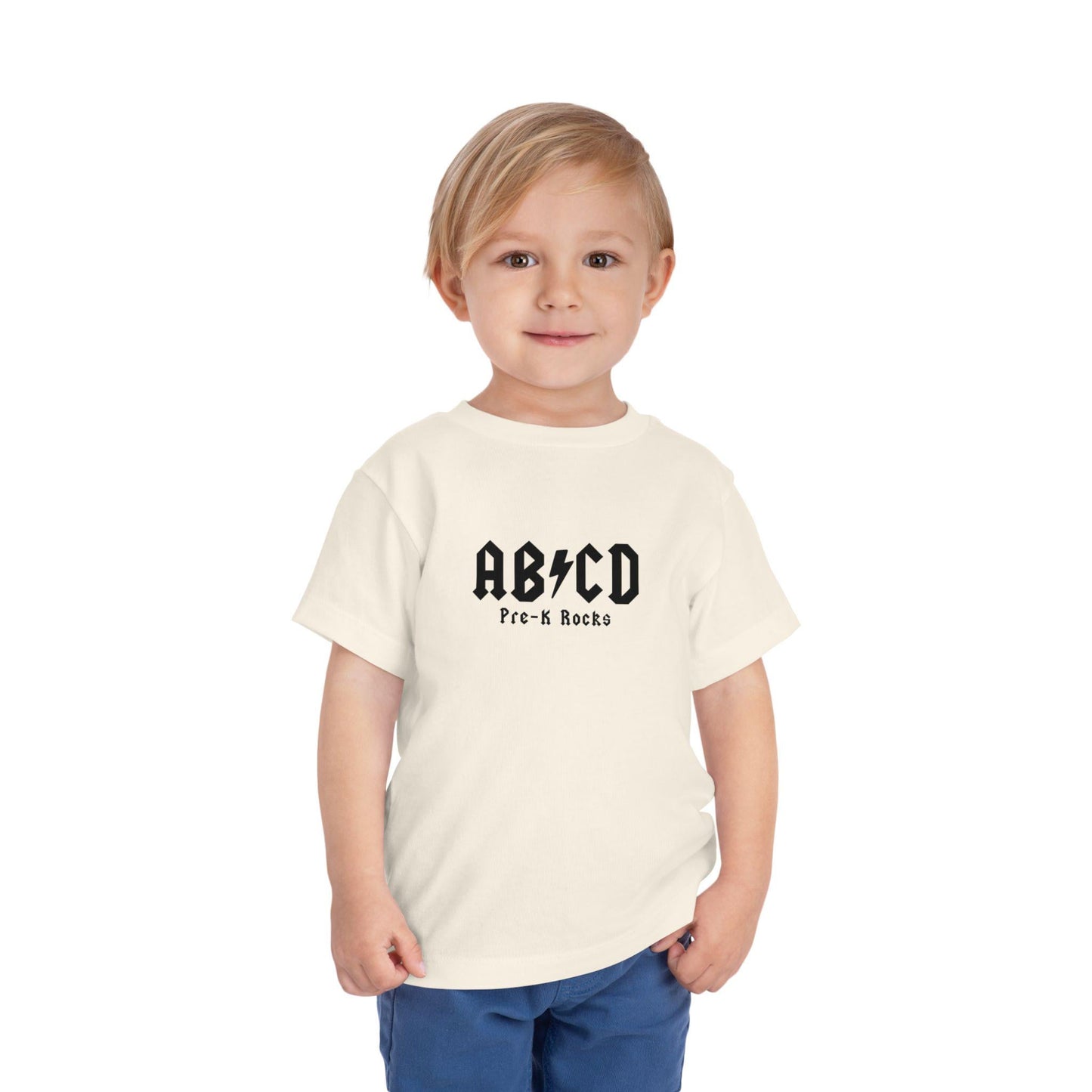 ABCD PreK rocks, Toddler Short Sleeve Tee