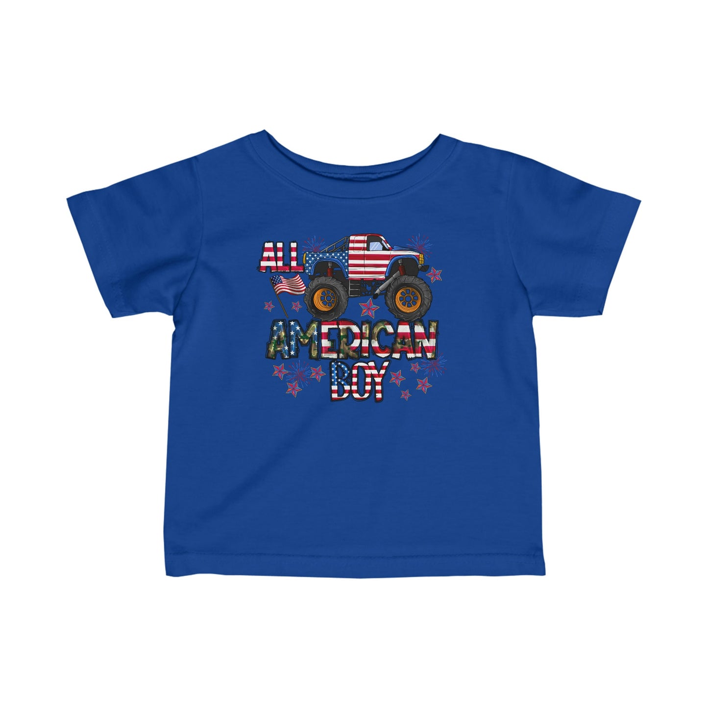 4th of July, Independence Day, Infant Fine Jersey Tee