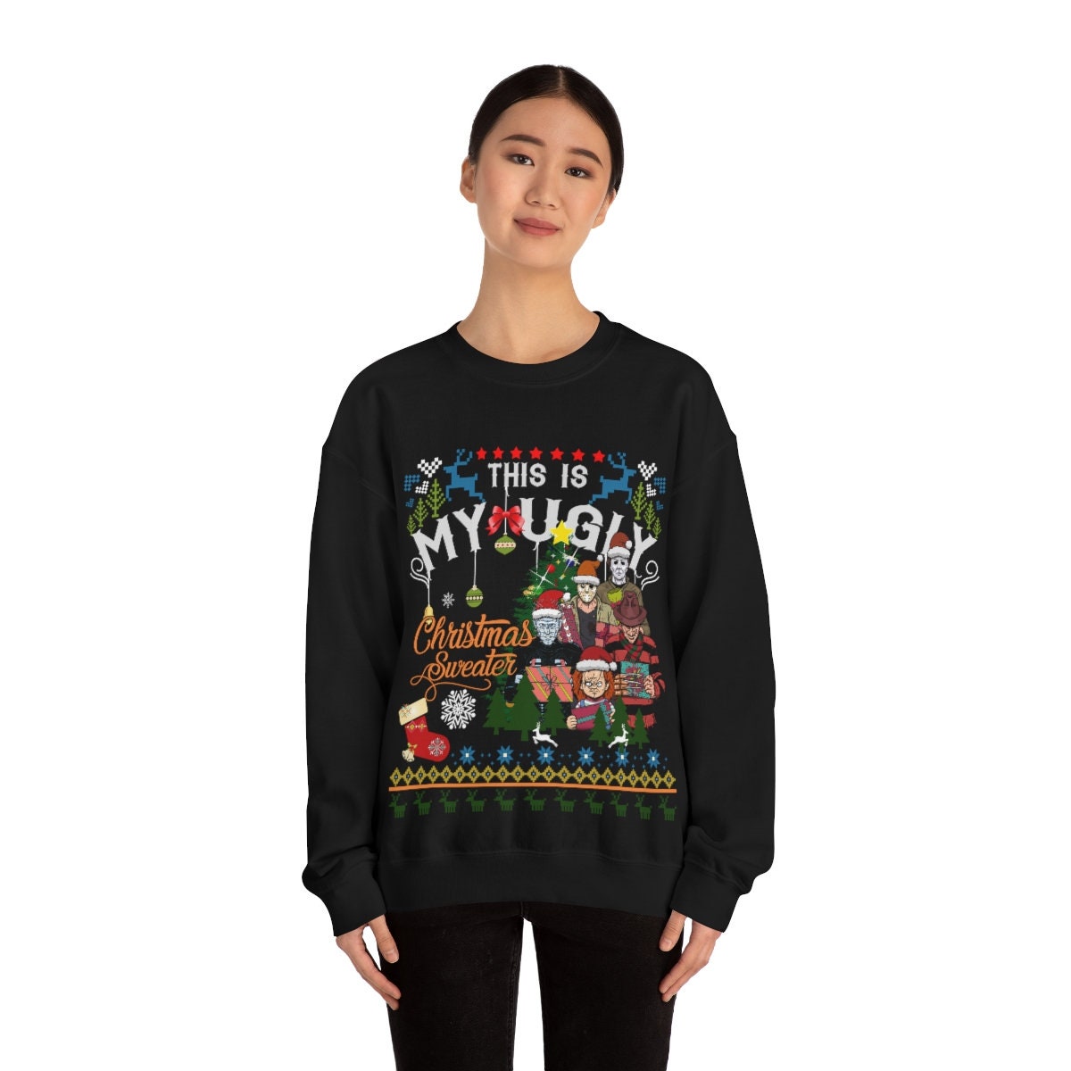 Ugly Sweater Unisex Heavy Blend Crewneck Sweatshirt