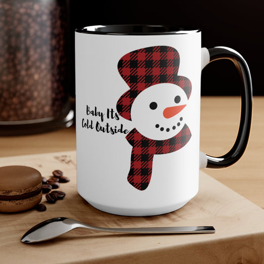 Two-Tone Coffee Mugs, 15oz