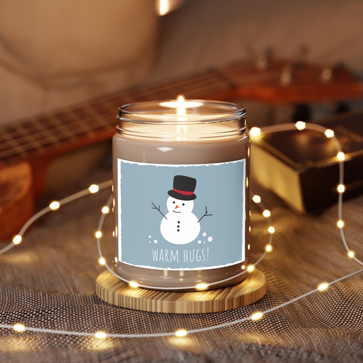Christmas Snowman Scented Candles, 9oz