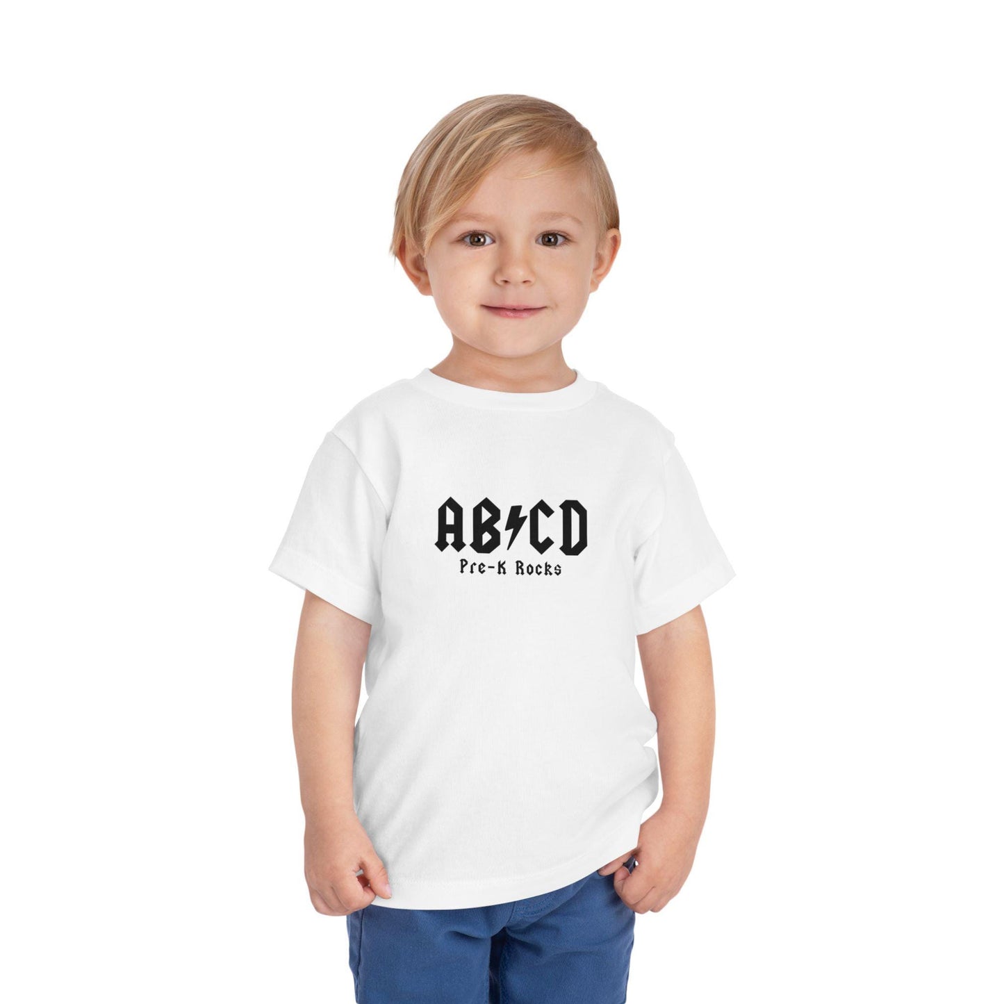 ABCD PreK rocks, Toddler Short Sleeve Tee