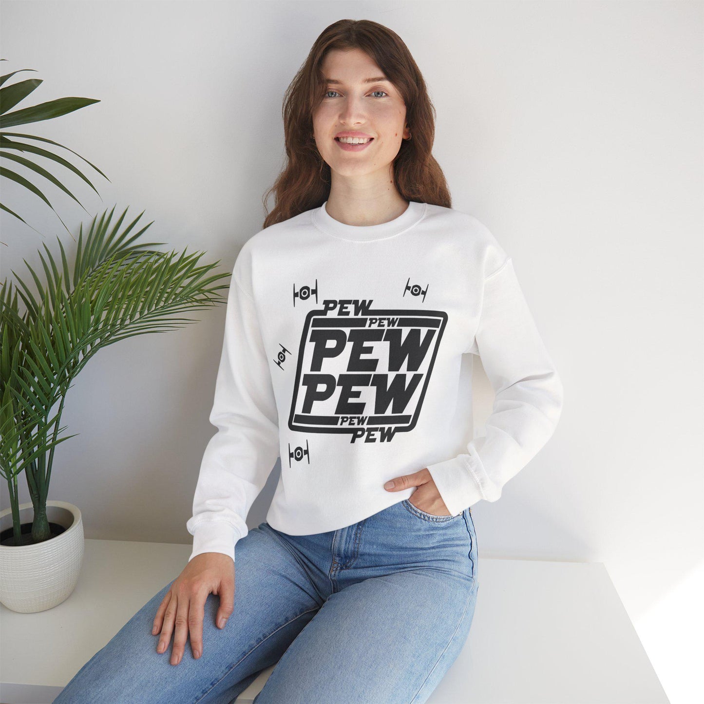 Pew Pew Star Wars Style Shirt, Funny Graphic Tee