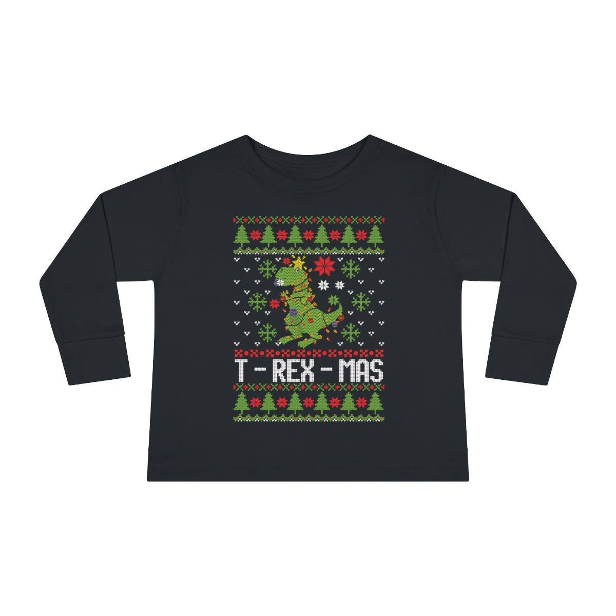 Ugly Christmas Toddler Long Sleeve Tee