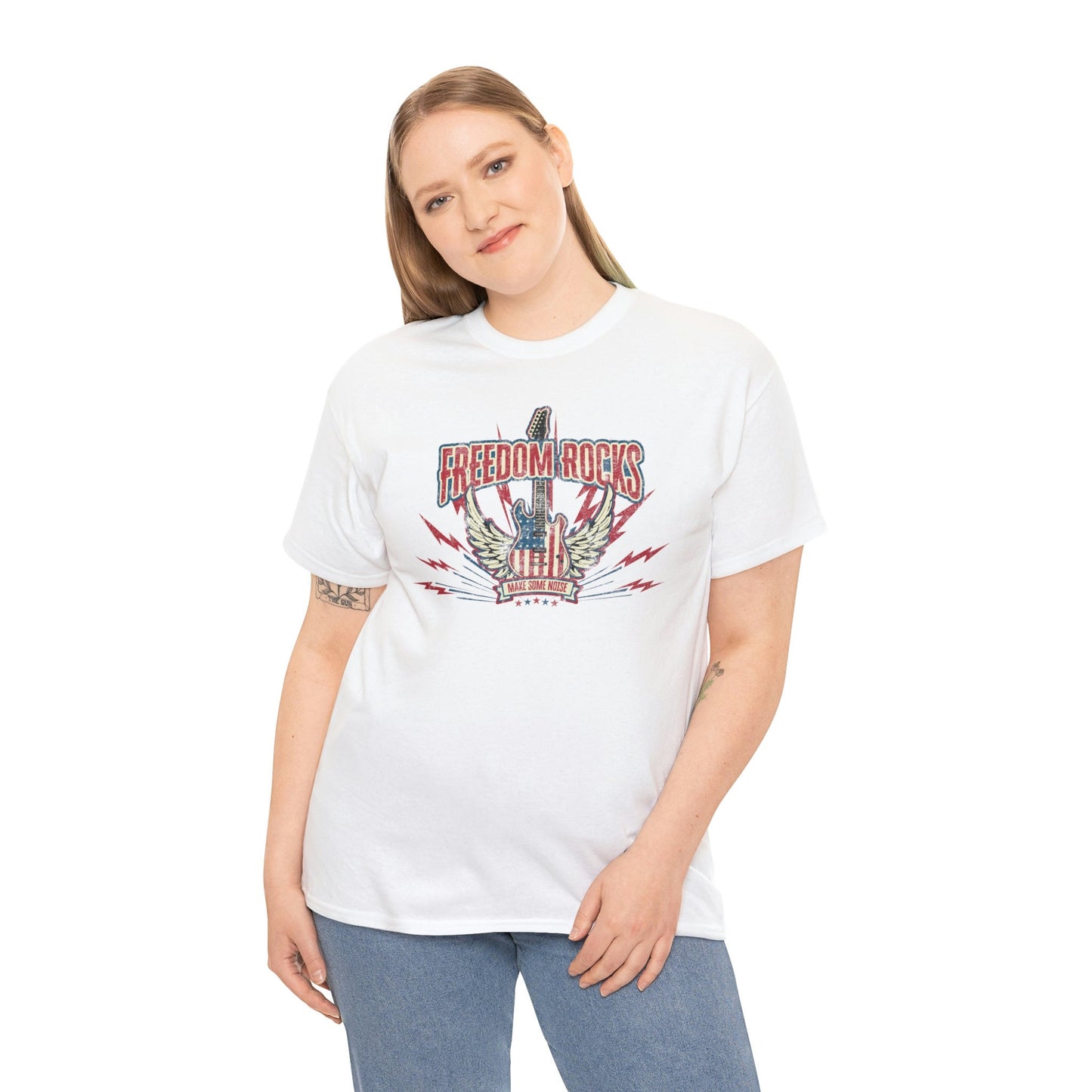 4 of July, Independence Day, Unisex Heavy Cotton Tee