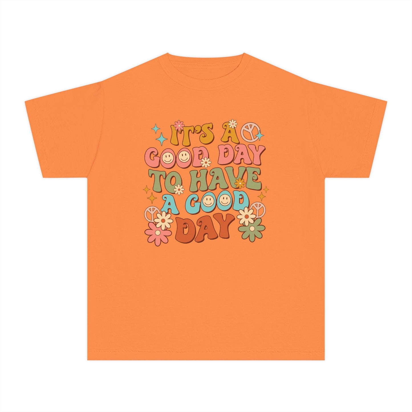 Retro, inspirational, fun colors Youth Midweight Tee