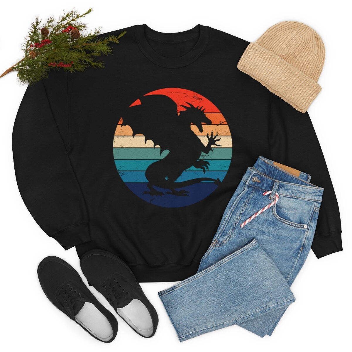 Dragon Unisex Heavy Blend Crewneck Sweatshirt